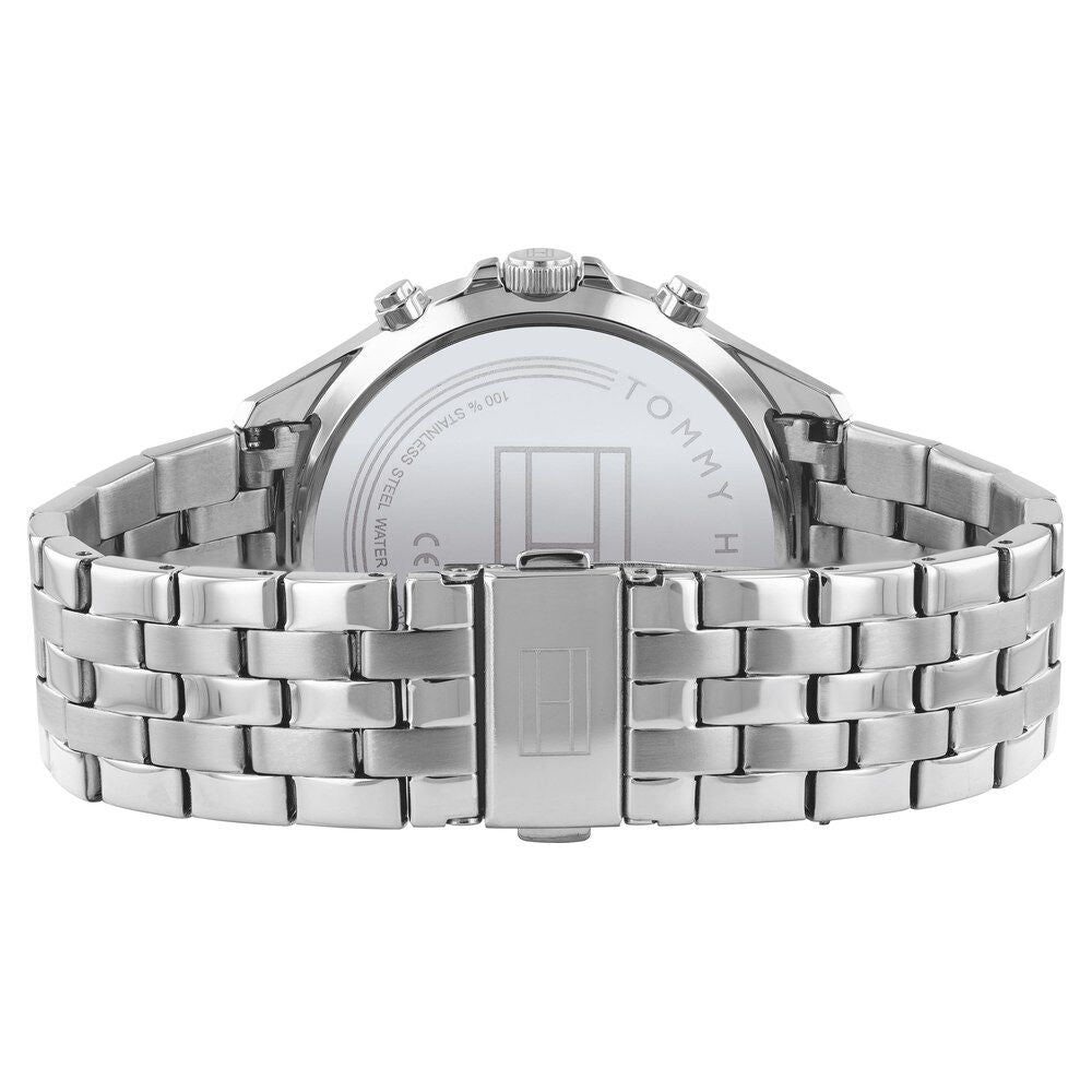 Tommy Hilfiger Quartz Multifunction Grey Dial Stainless Steel Strap Watch for Men-NCTH1791707W