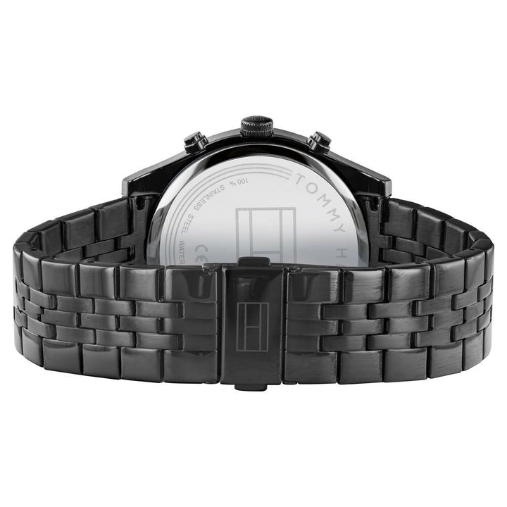 Tommy Hilfiger Quartz Multifunction Black Dial Stainless Steel Strap Watch For Men
