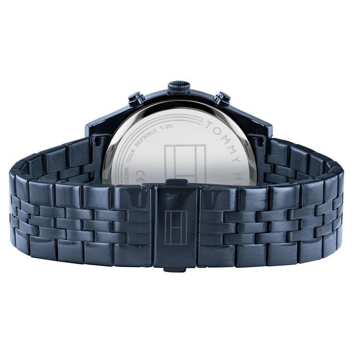 Tommy Hilfiger Quartz Multifunction Blue Dial Stainless Steel Strap Watch for Men-NCTH1791739W