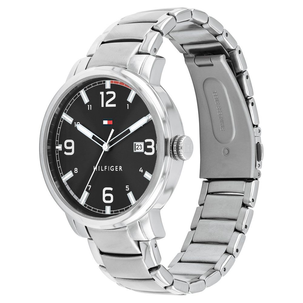 Tommy Hilfiger Analog Black Dial Watch for Men-NDTH1791755W