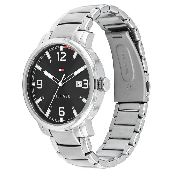 Tommy Hilfiger Analog Black Dial Watch for Men-NDTH1791755W