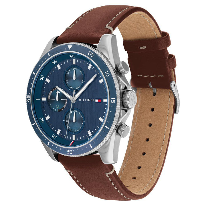 Tommy Hilfiger Quartz Multifunction Blue Dial Watch For Men