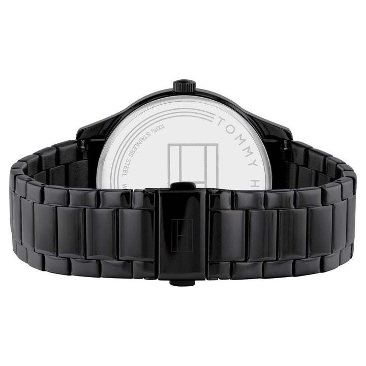 Tommy Hilfiger Quartz Multifunction Black Dial Stainless Steel Strap Watch For Men