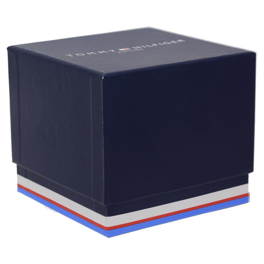 Tommy Hilfiger Quartz Multifunction Black Dial Stainless Steel Strap Watch for Men-NTTH1791858