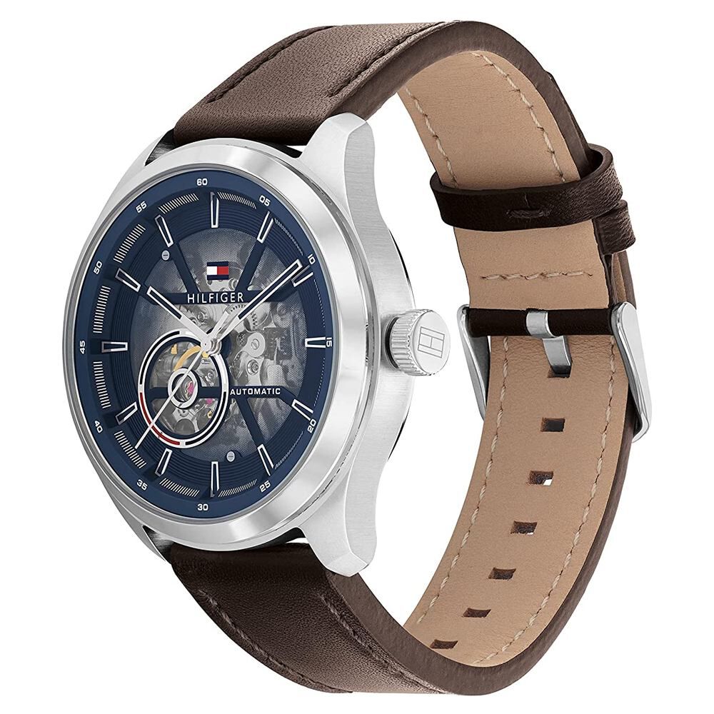 Tommy Hilfiger Blue Dial Automatic Watch for Men-NETH1791888