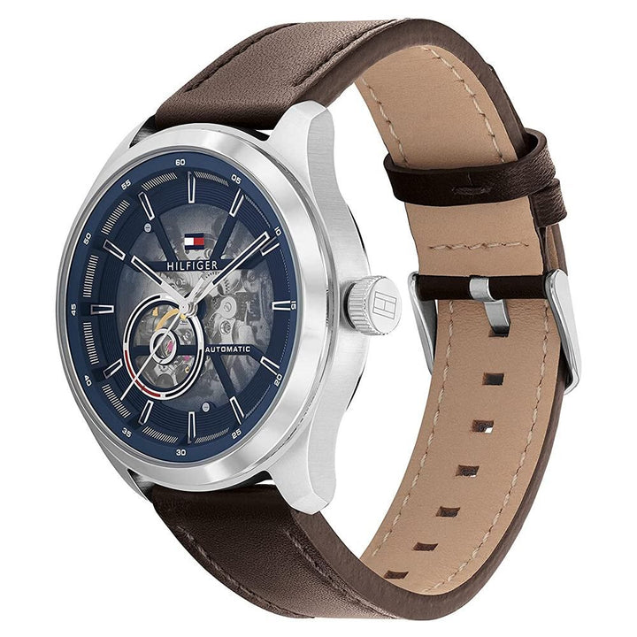 Tommy Hilfiger Blue Dial Automatic Watch for Men-NETH1791888