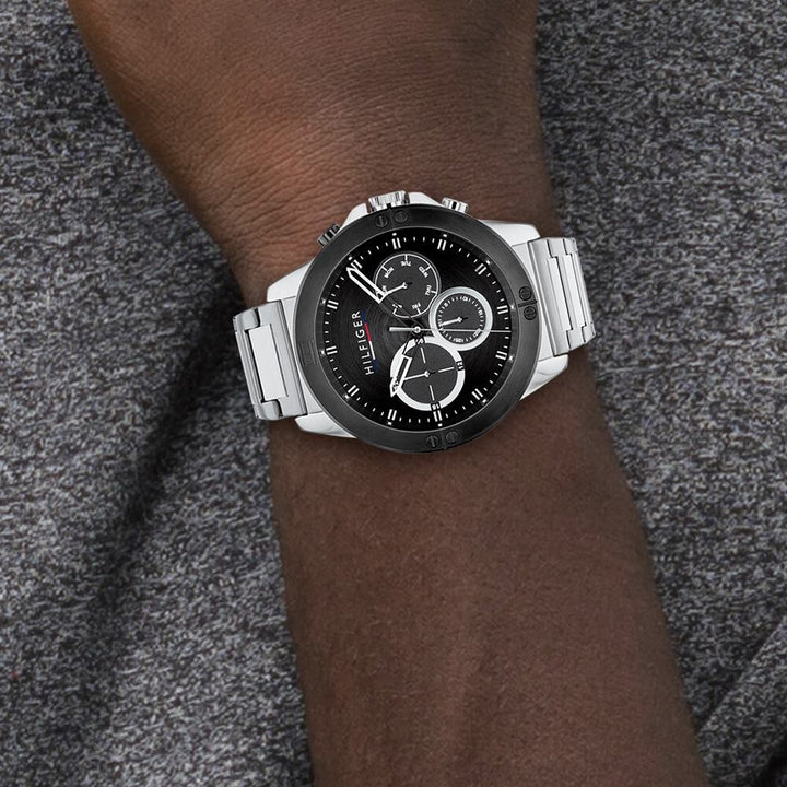 Tommy Hilfiger Quartz Multifunction Black Dial Watch for Men NCTH1791890W