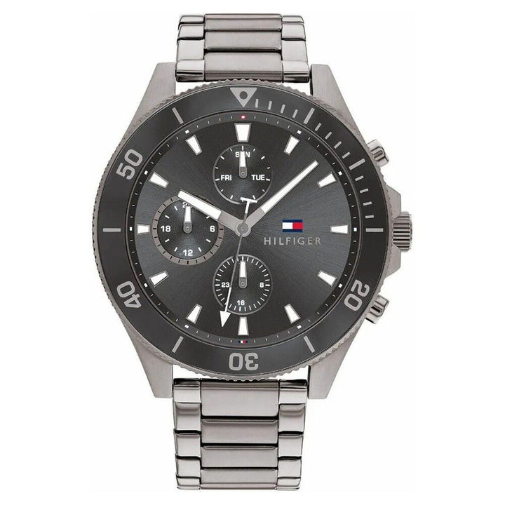 Tommy Hilfiger Quartz Multifunction Grey Dial Watch for Men-NETH1791918W