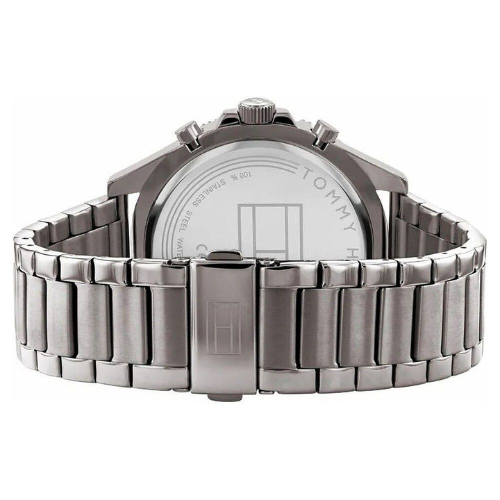 Tommy Hilfiger Tommy Quartz Multifunction Grey Dial Stainless Steel Strap Watch for Men-NETH1791918