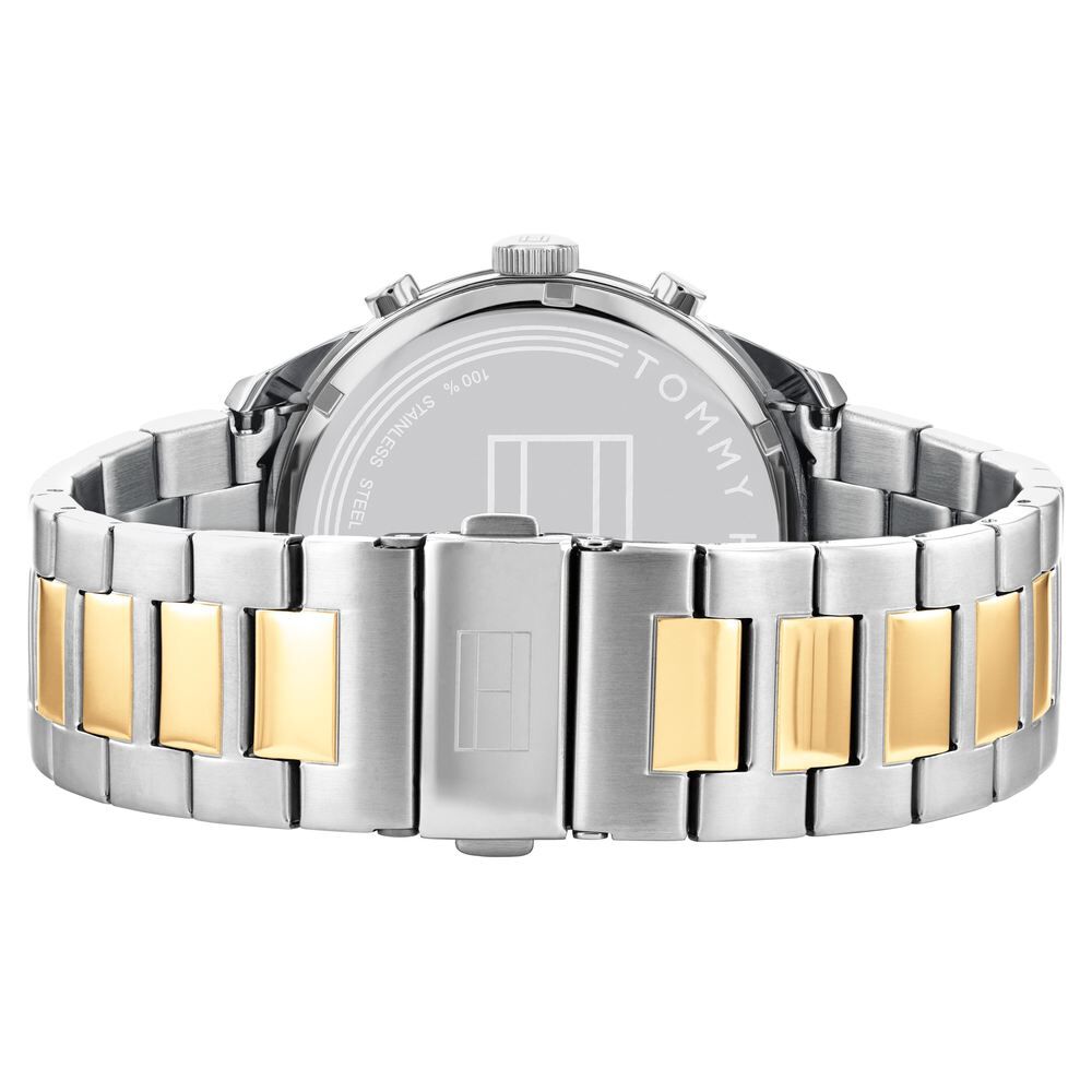 Tommy Hilfiger Black Dial Stainless Steel Strap Watch for Men NETH1791944