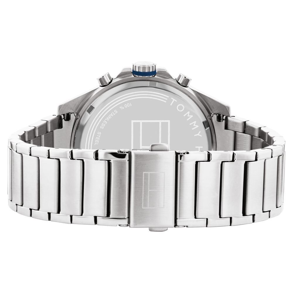 Tommy Hilfiger Blue Dial Stainless Steel Strap Watch For Men
