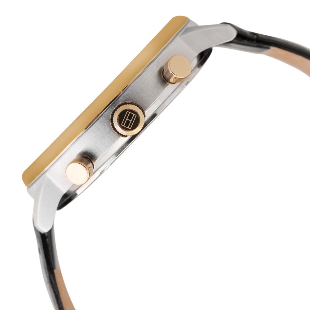 Tommy Hilfiger Multifunction Black Dial Watch For Men