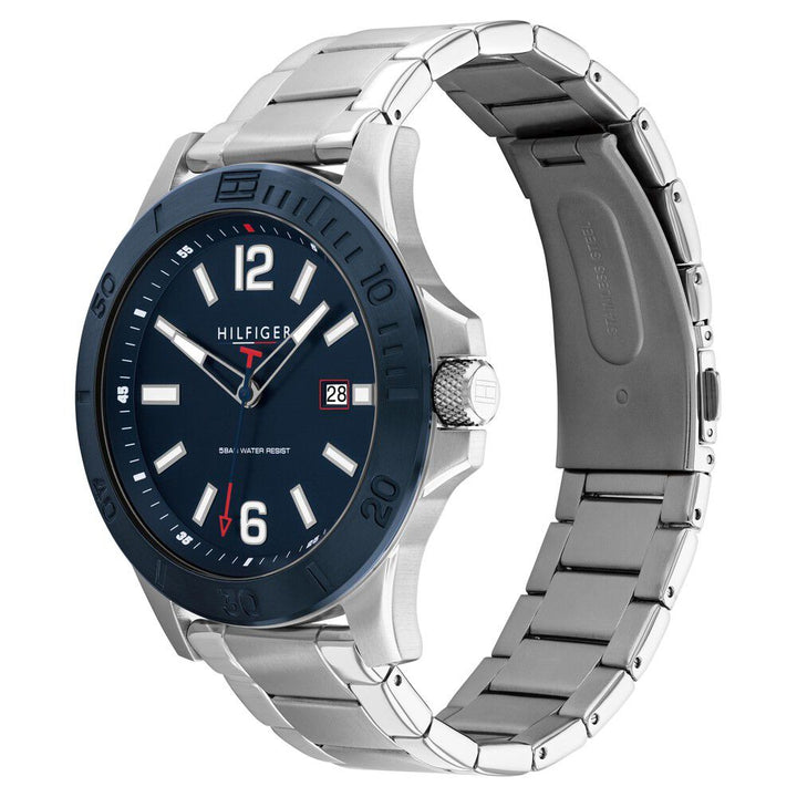 Tommy Hilfiger Analog Blue Dial Watch For Men