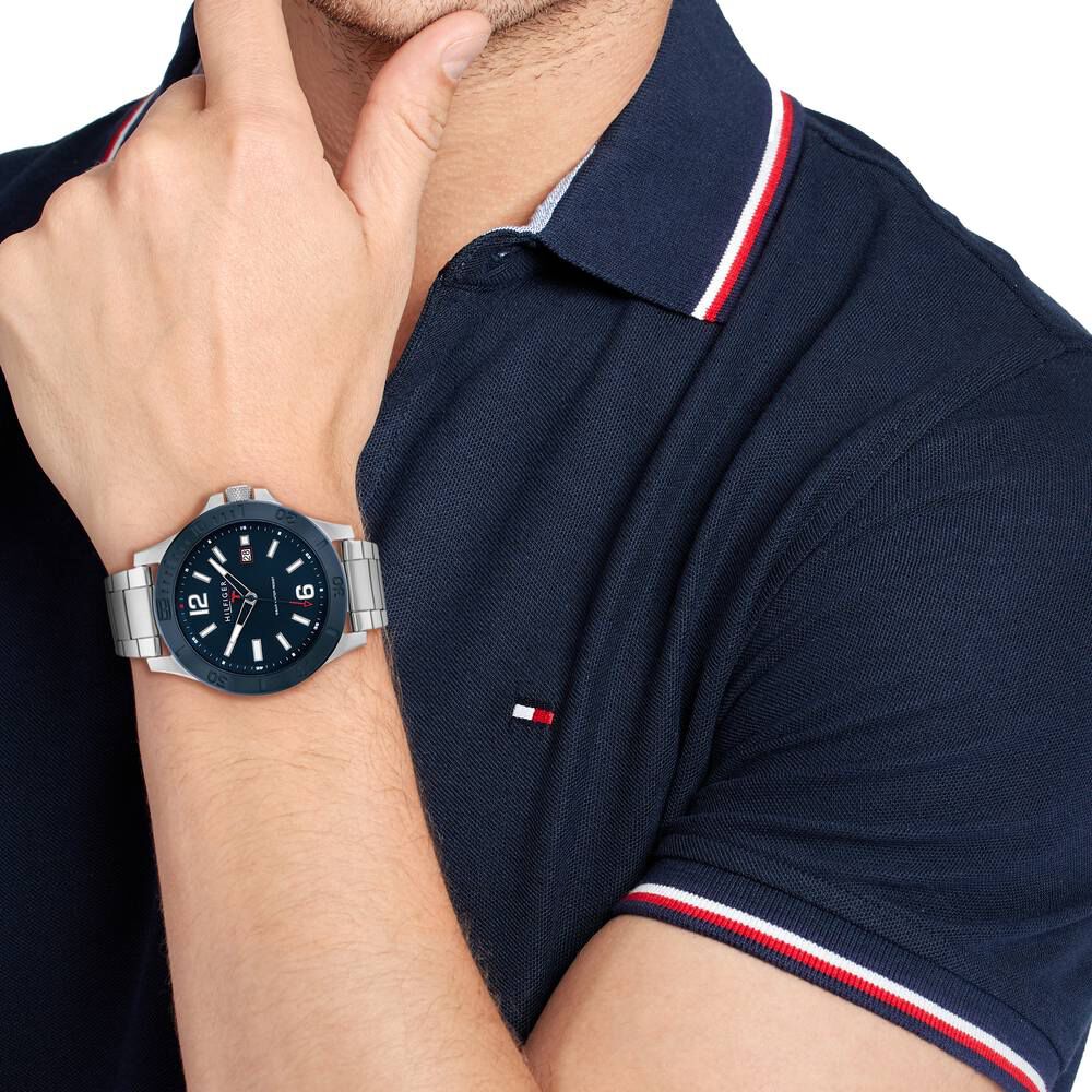 Tommy Hilfiger Analog Blue Dial Watch For Men