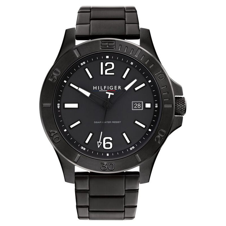 Tommy Hilfiger Analog Black Dial Watch For Men