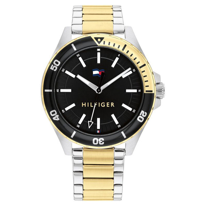 Tommy Hilfiger Quartz Analog Black Dial Stainless Steel Strap Watch For Men