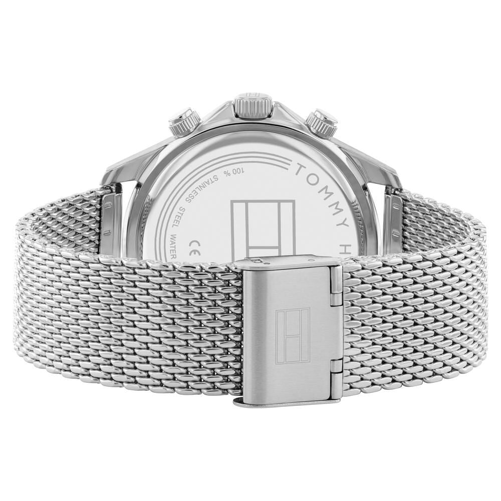 Tommy Hilfiger Quartz Multifunction Blue Dial Stainless Steel Strap Watch For Men