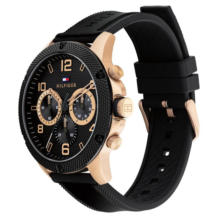 Tommy Hilfiger Black Dial Quartz Analog Watch for Men NETH1792028