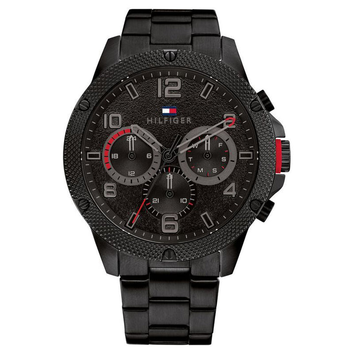 Tommy Hilfiger Black Dial Quartz Analog Watch For Men