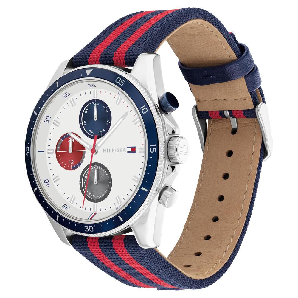 Tommy Hilfiger White Dial Quartz Analog Watch For Men