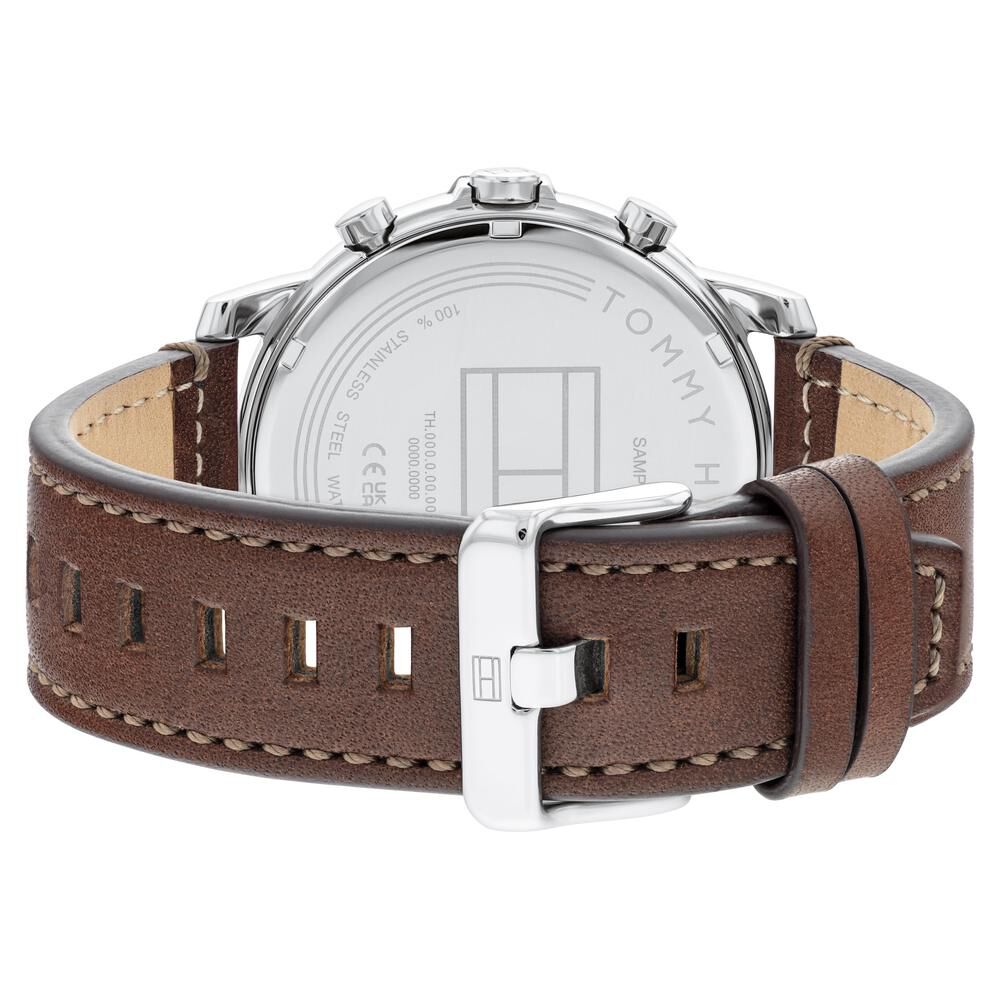 Tommy Hilfiger Off White Dial Quartz Analog With Date Watch For Men