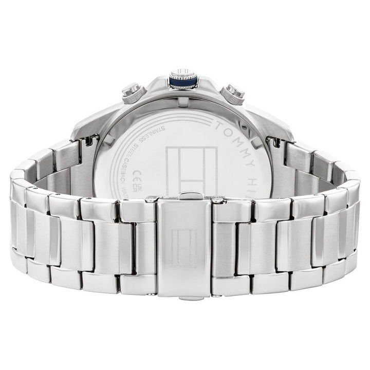 Tommy Hilfiger Blue Dial Silver Stainless Steel Strap Watch for Men TH1792059