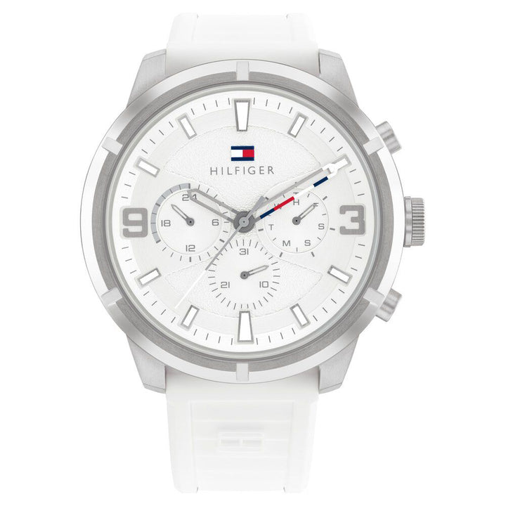 Tommy Hilfiger Silver Dial Quartz Analog with Date Watch for Men-NTTH1792072
