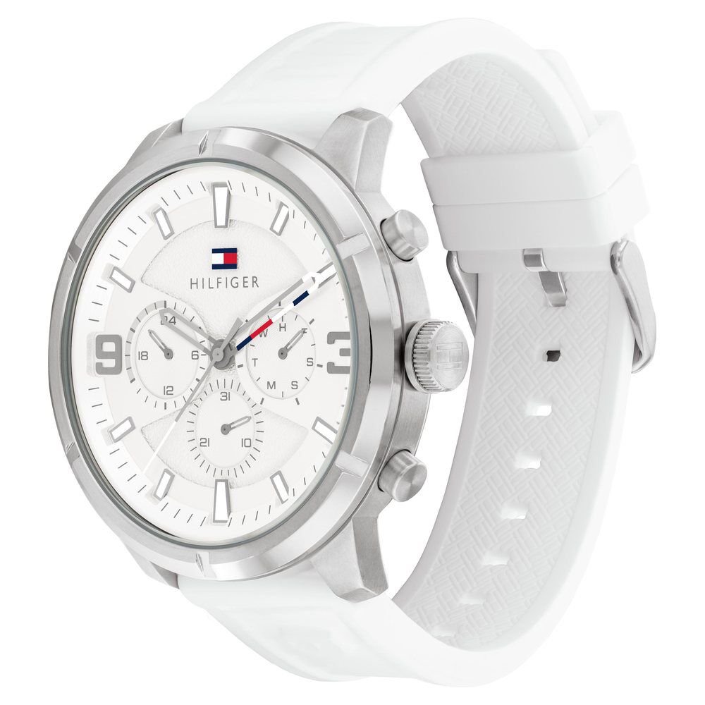 Tommy Hilfiger Silver Dial Quartz Analog with Date Watch for Men-NTTH1792072