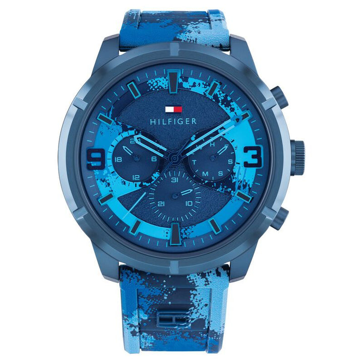 Tommy Hilfiger Blue Dial Quartz Analog With Date Watch For Men