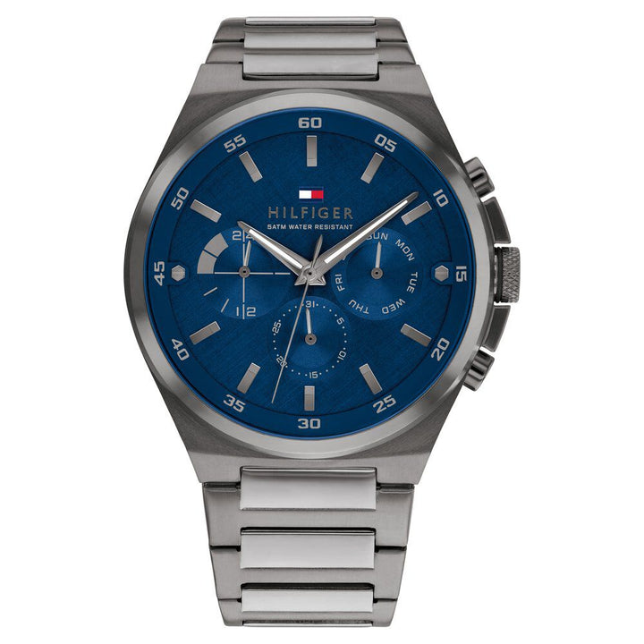 Tommy Hilfiger Quartz Multifunction Blue dial Stainless Steel Strap Watch for Men-NTTH1792089