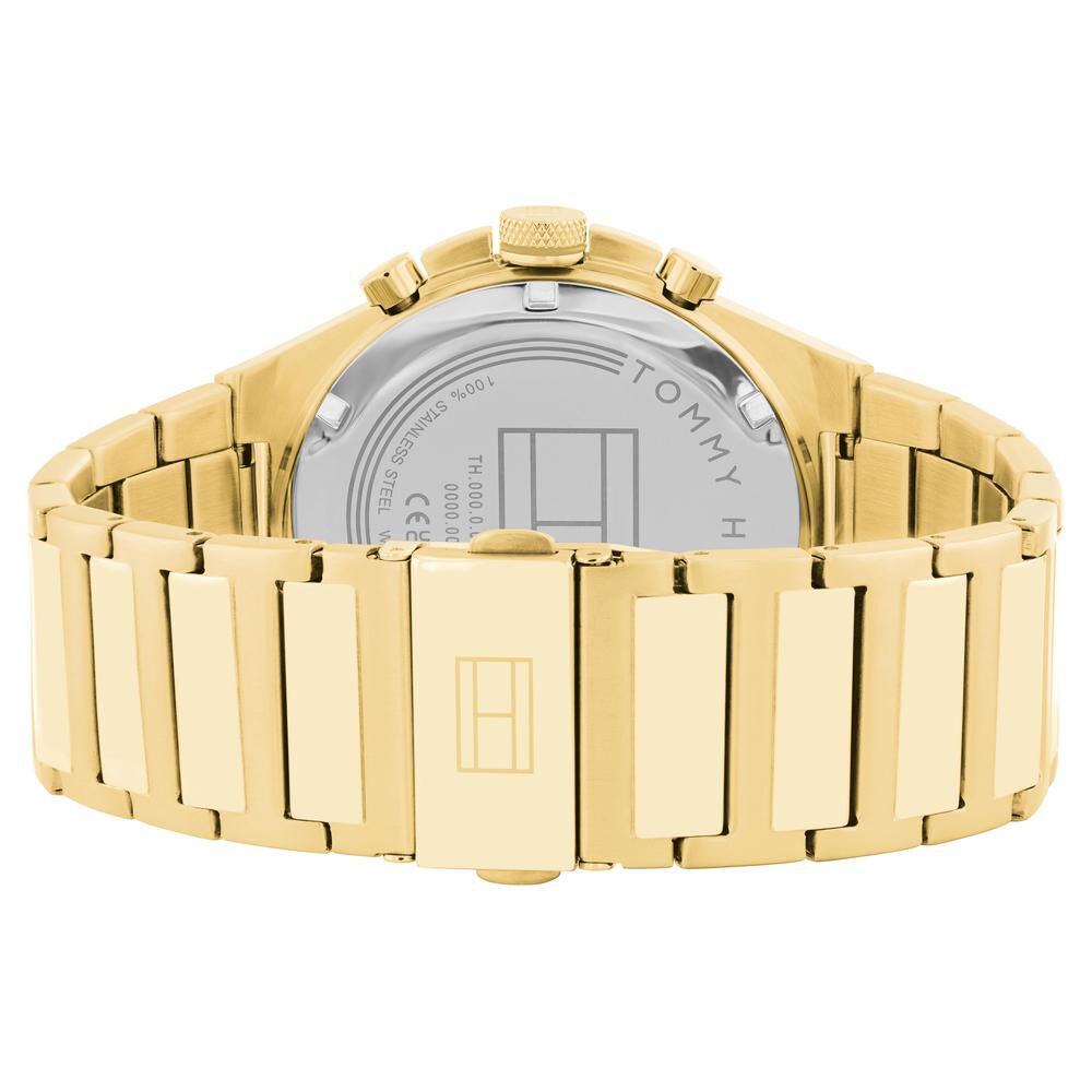 Tommy Hilfiger Quartz Multifunction Brown Dial Stainless Steel Strap Watch For Men