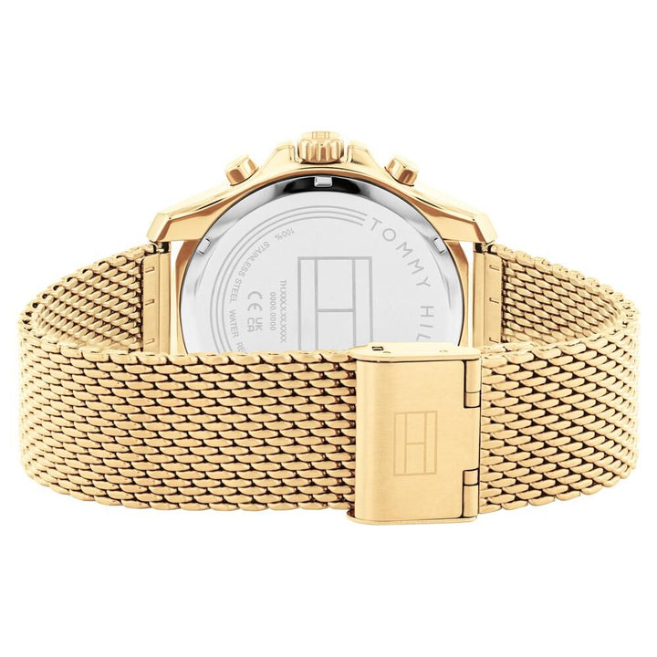 Tommy Hilfiger Quartz Multifunction Green Stainless Steel Strap For Men