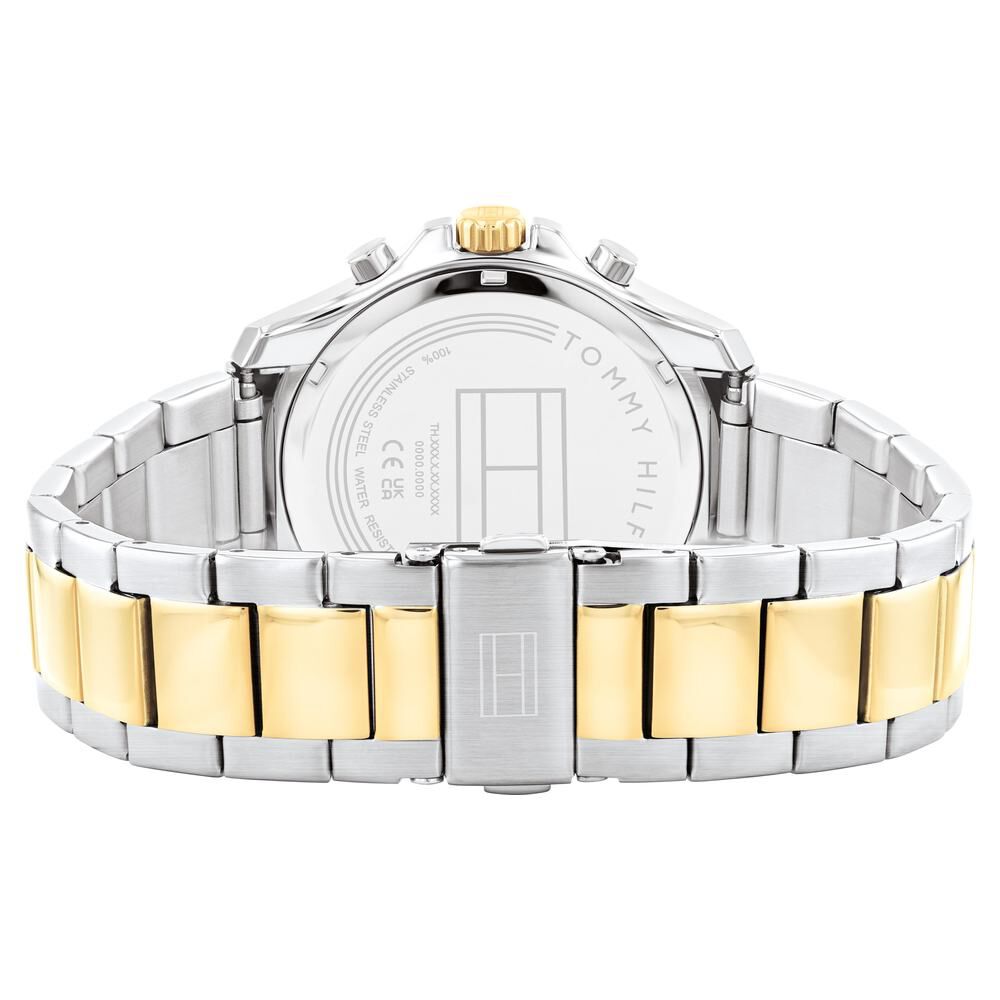 Tommy Hilfiger Quartz Multifunction Black Stainless Steel Strap For Men