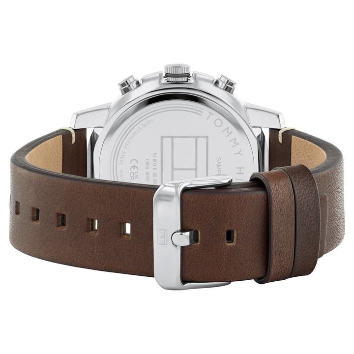 Tommy Hilfiger Quartz Multifunction Yellow Leather Strap for Men TH1792102