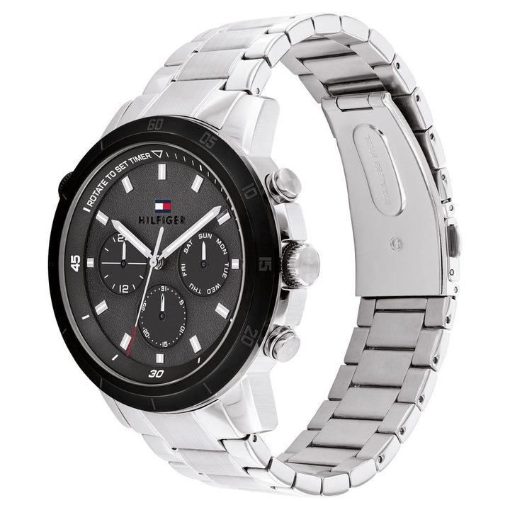 Tommy Hilfiger Quartz Multifunction Grey Stainless Steel Strap for Men TH1792106