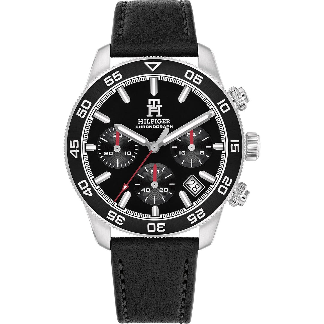Tommy Hilfiger TH85 Chrono TH1792162 Black Dial Men&