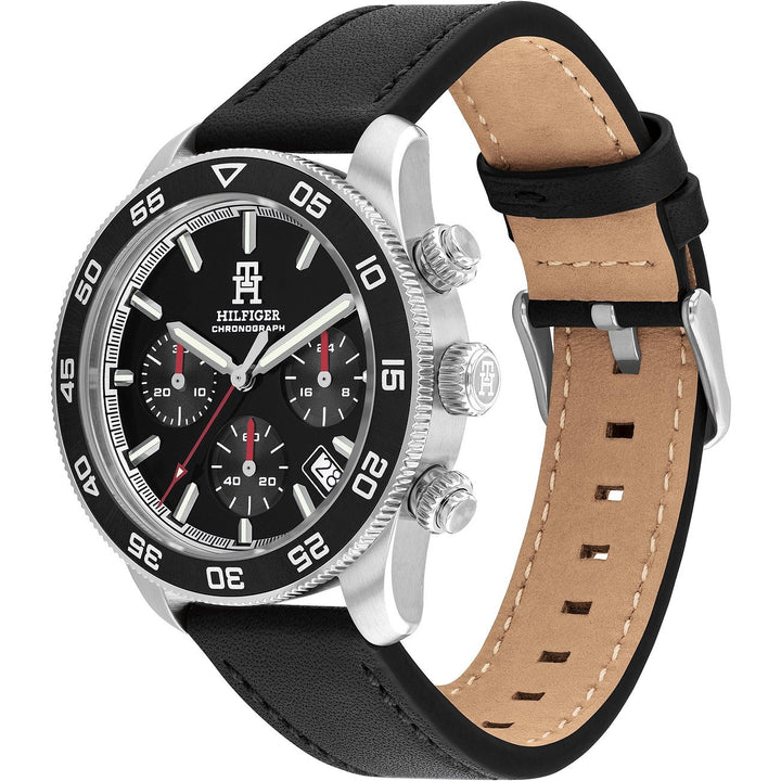 Tommy Hilfiger TH85 Chrono TH1792162 Black Dial Men&