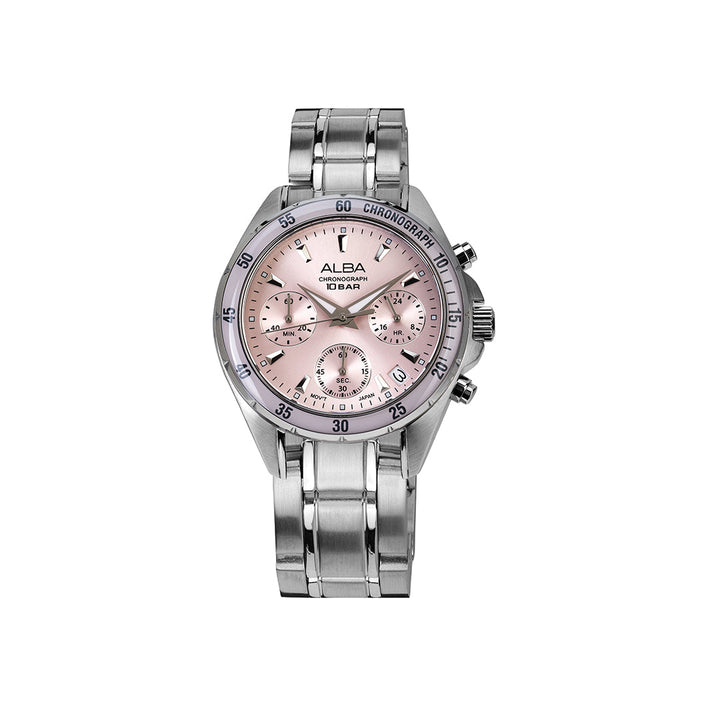 Alba AT3K95X1 Rose Gold Dial Women&