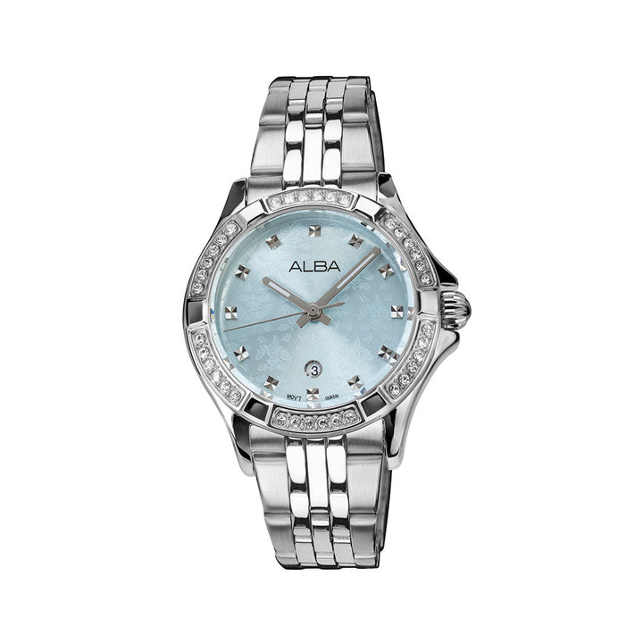 Alba AH7EE3X1 Light Blue Dial Women&