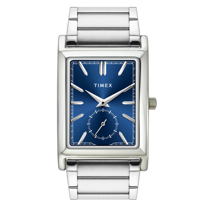 TIMEX Men Blue Rectangle Dial Analog Watch - TW000L523