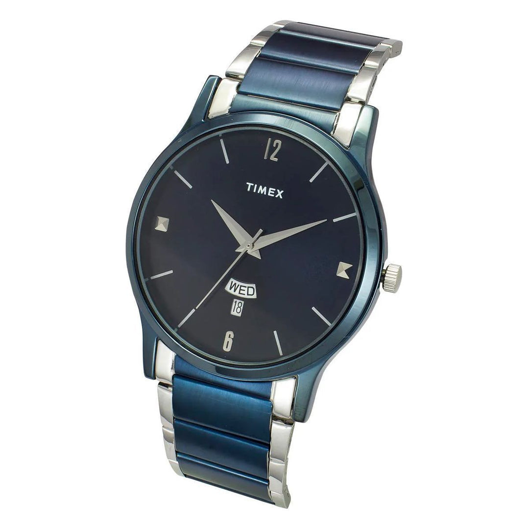 TIMEX Men Blue Round Dial Analog Watch - TW000R466