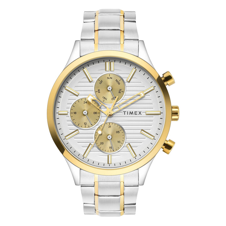 TIMEX Men Grey Round Dial Analog Watch - TW000T320