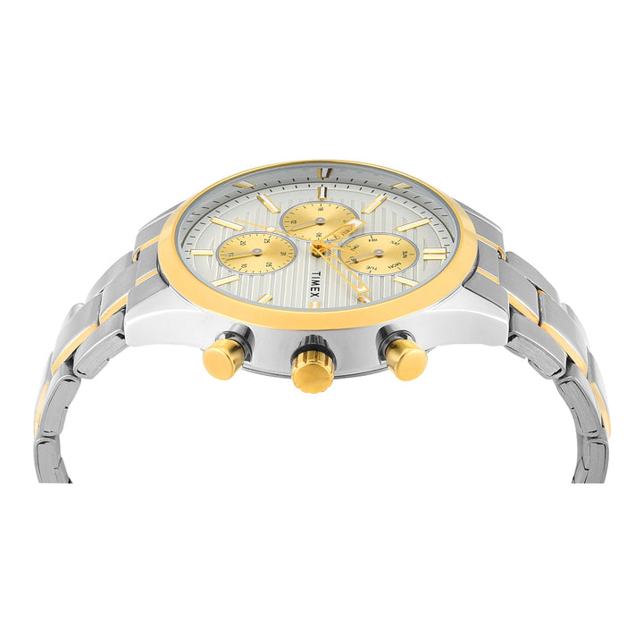 TIMEX Men Grey Round Dial Analog Watch - TW000T320