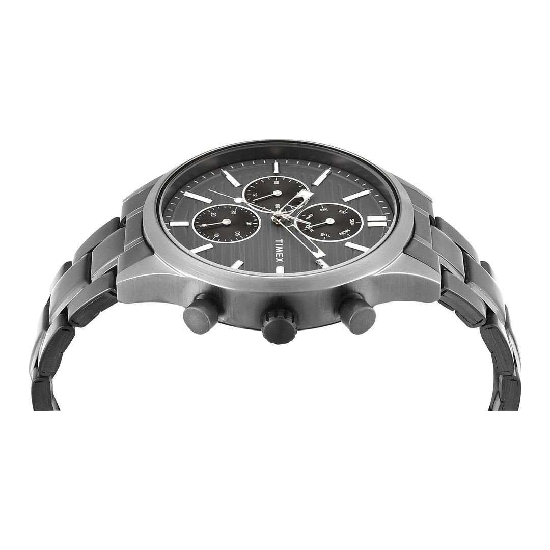 TIMEX Men Grey Round Dial Analog Watch - TW000T321