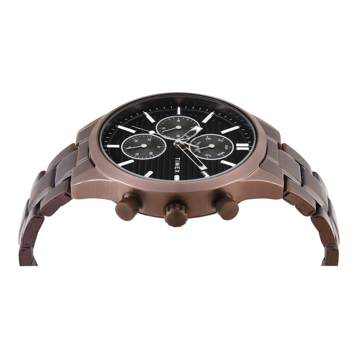 TIMEX Men Black Round Dial Analog Watch - TW000T322