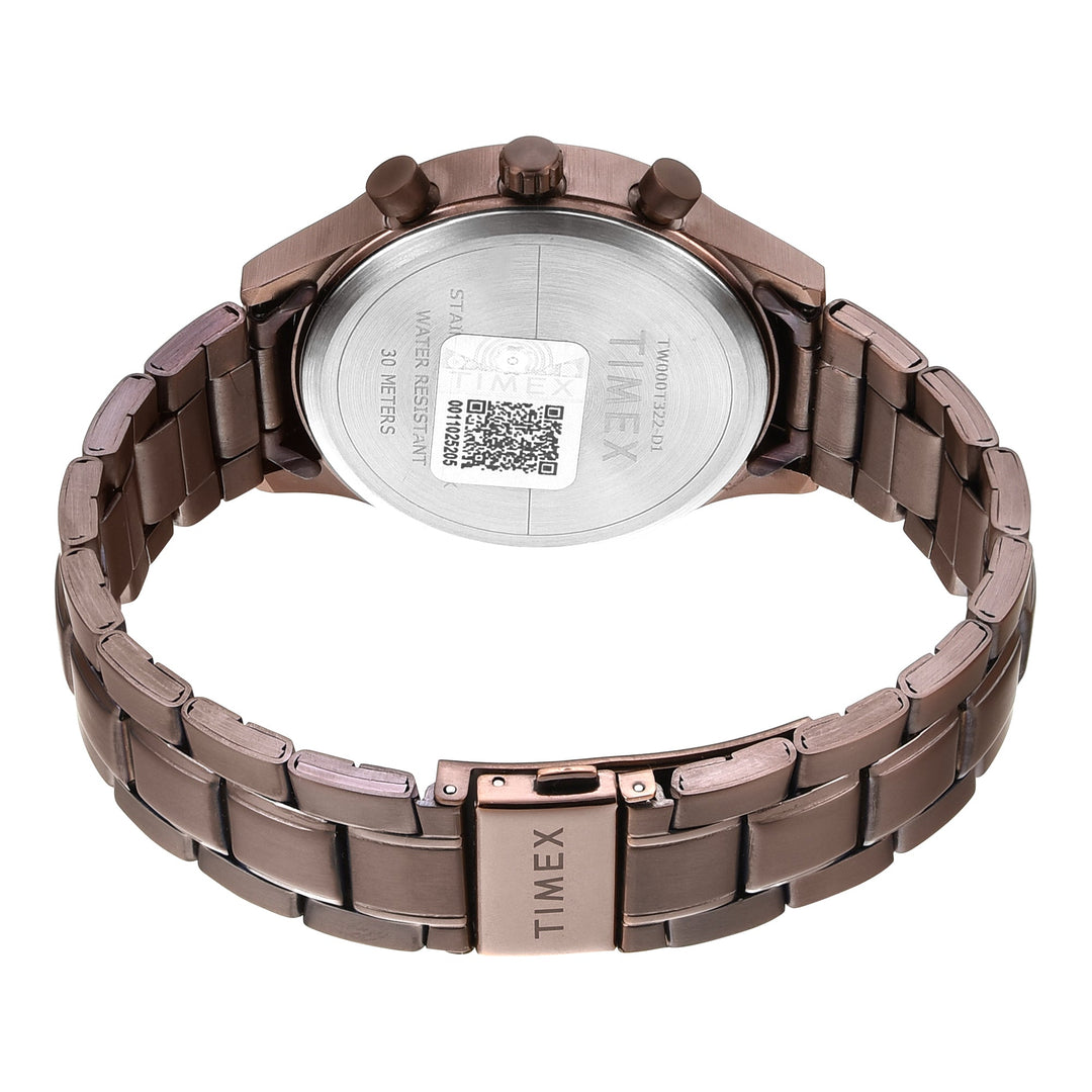 TIMEX Men Black Round Dial Analog Watch - TW000T322