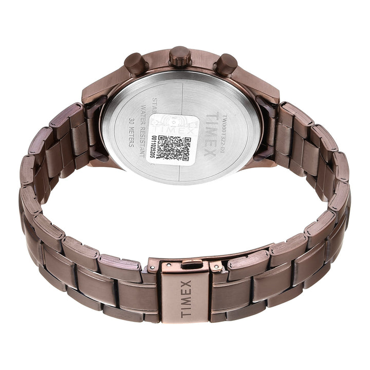 TIMEX Men Black Round Dial Analog Watch - TW000T322