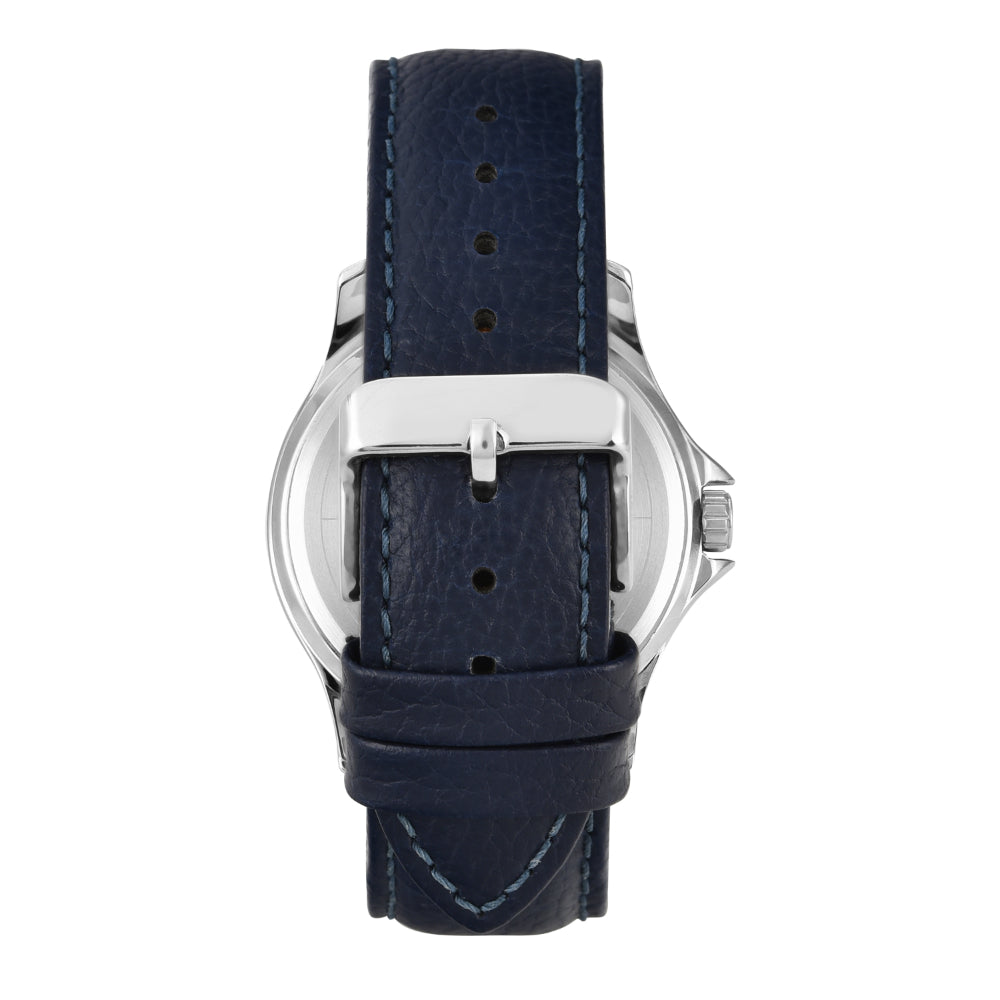 Timex Men Blue Round Analog Dial Watch- TW000X132