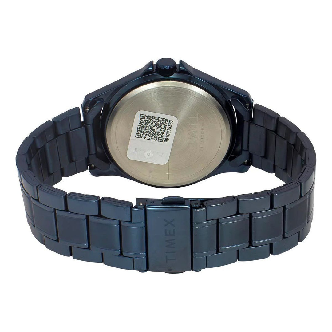 TIMEX Men Blue Round Dial Analog Watch - TW000X137