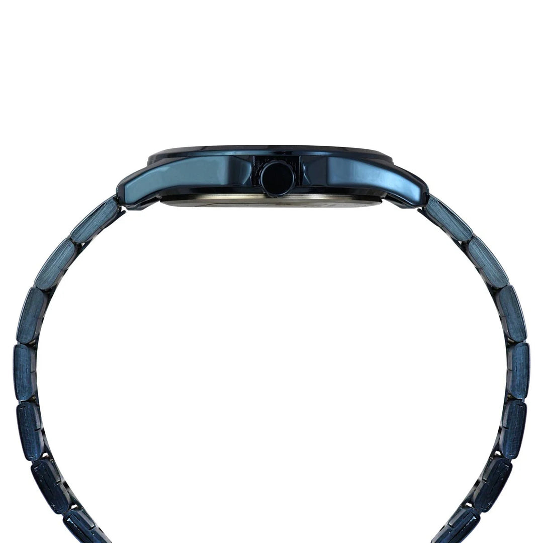 TIMEX Men Blue Round Dial Analog Watch - TW000X137